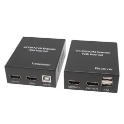 Extender 4K 120M KVM (HDMI + USB), AI